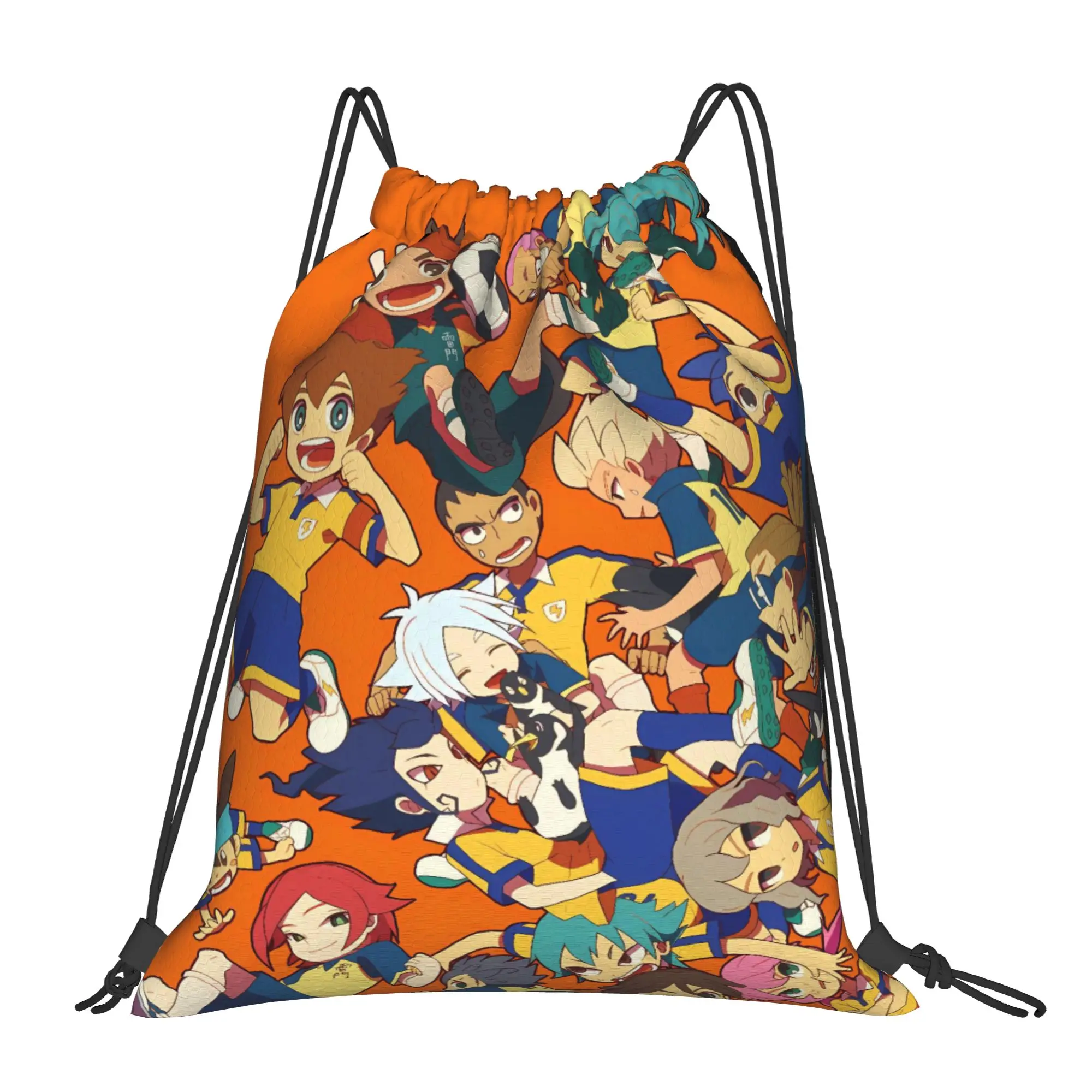 Drawstring Bag Anime Axel Blaze Inazuma Eleven Backpack  Large Capacity Large Capacity Sports Sackpack String Bags For Unisex