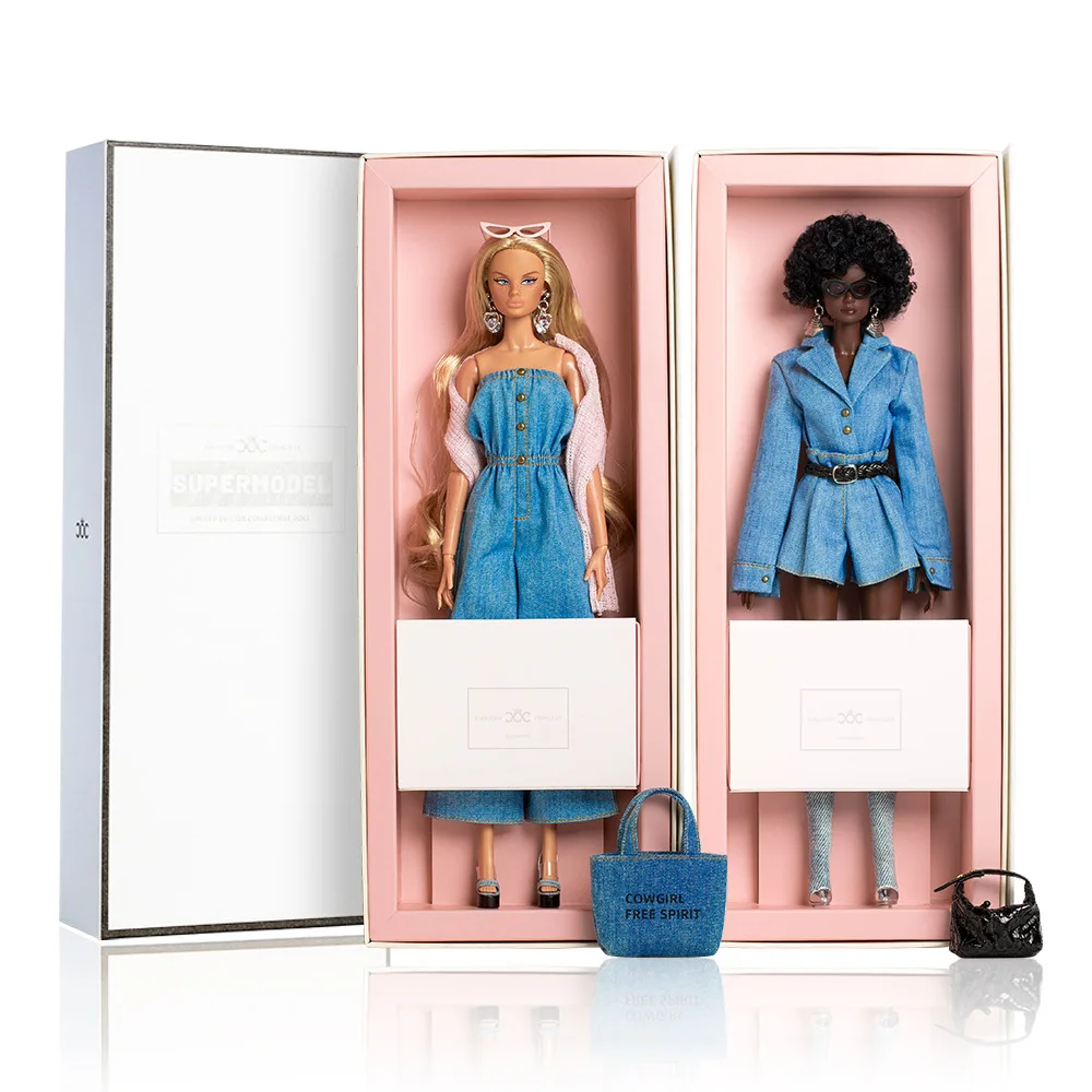 Xianxian Supermodel Doll Cow Girl Series Exquisite Gift Box Set Girl Tide Toy Doll Dress Doll Collector Gorgeous Gift Box