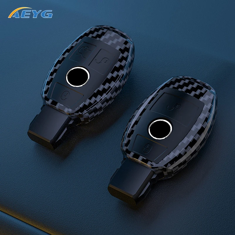 ABS Car Remote Key Case Cover Shell Fob For Mercedes Benz A B C E Class GLS GLA GLK GLC CLS CLA AMG W204 W205 W212 W463 W176 image 3