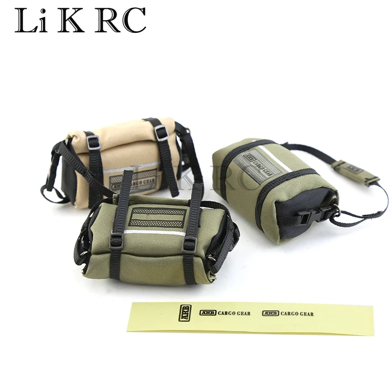 

Simulation Storage Bag Roof Bag Luggage Bag Handbag Decoration for TRX4M Axial SCX24 1/18 1/24 RC Crawler Car