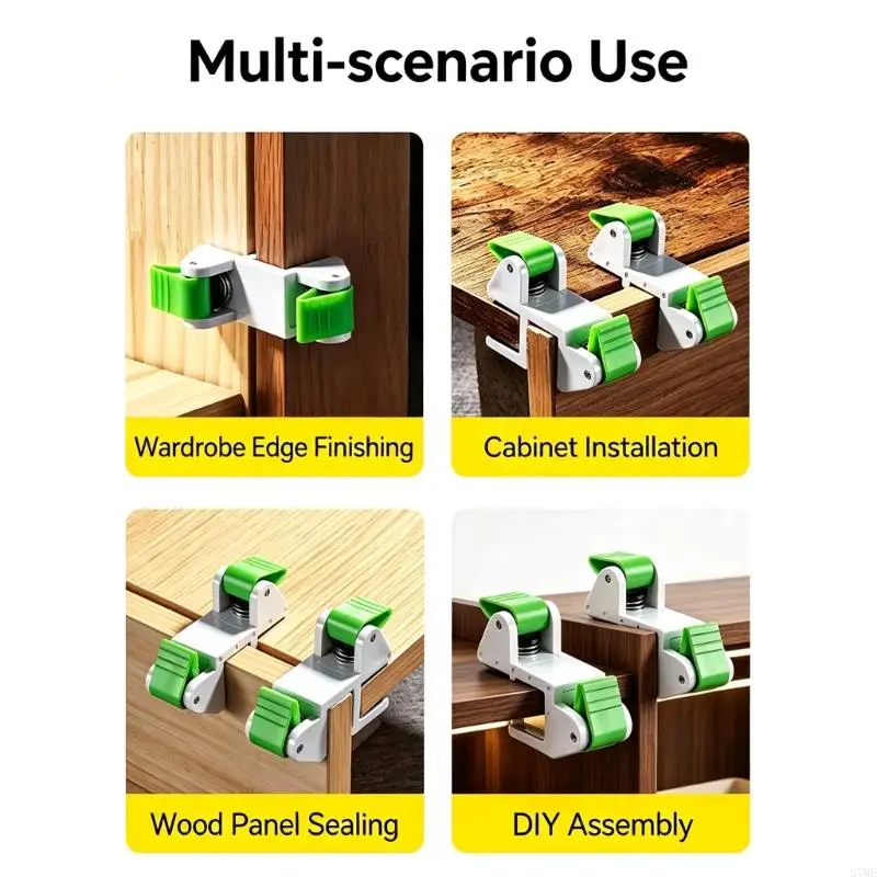 37ME Adjustable Jig Tool Fast Clamping Marking Tool for Wardrobe Fillers Panel Installation Woodworking Tool