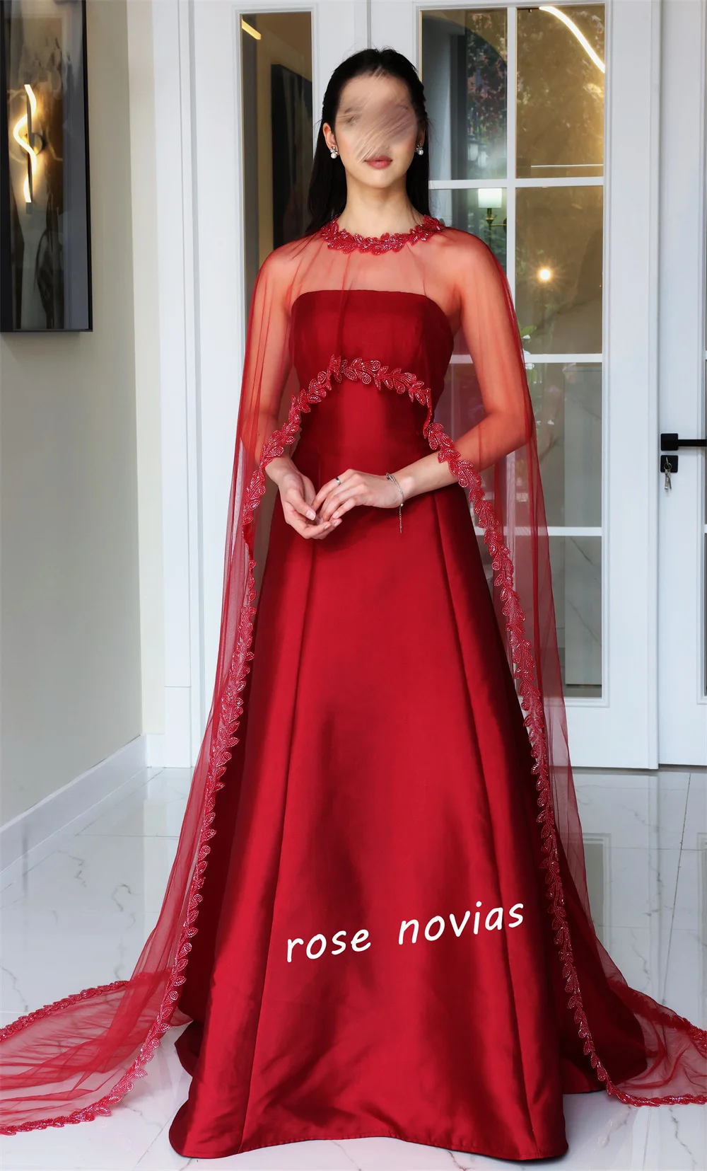 Customized Charmeuse shawl Strapless A-line Long Dresses Bespoke Occasion For Wedding Gown Gorgeous Formal High Quality