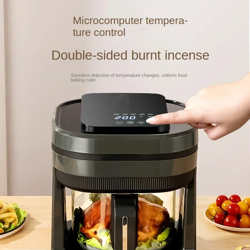 Visual air fryer home multi-function intelligent chip machine automatic electric fryer