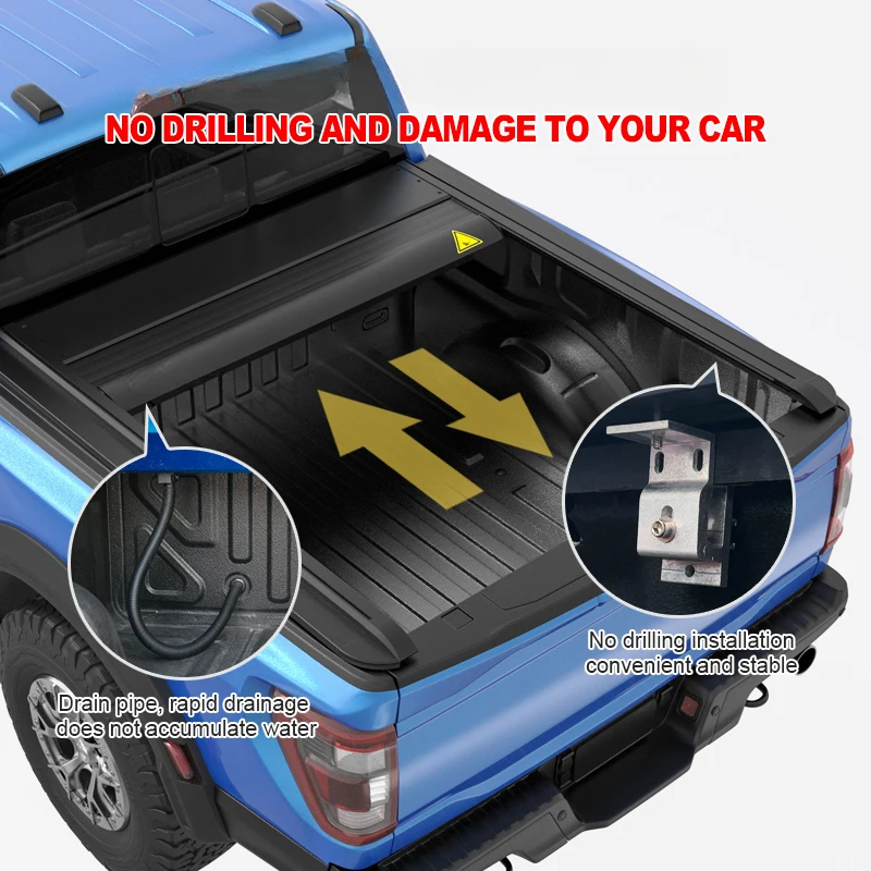 High Quality Automatic Electric Roller Shutter Truck Bed Tonneau Cover Pickup