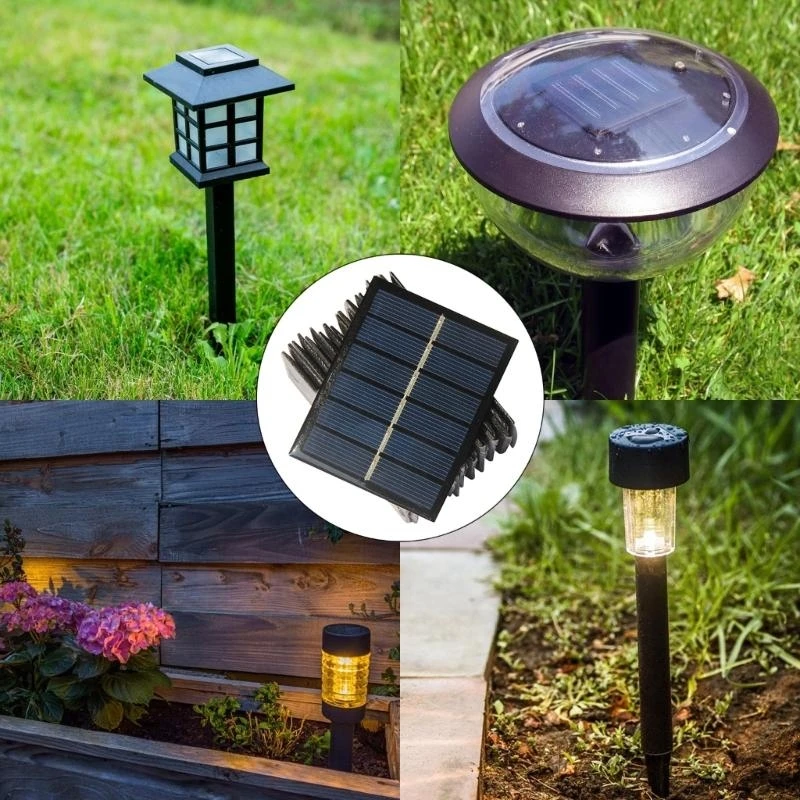3V 0.6W Solar Panel Cell With Wire Polycrystalline Solar Cells Charging Panel JOMD