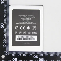 ISUNOO 2500mah battery For Oukitel U7 PLUS Battery 1ICP4/62/91 Internal phone replacement battery with gift