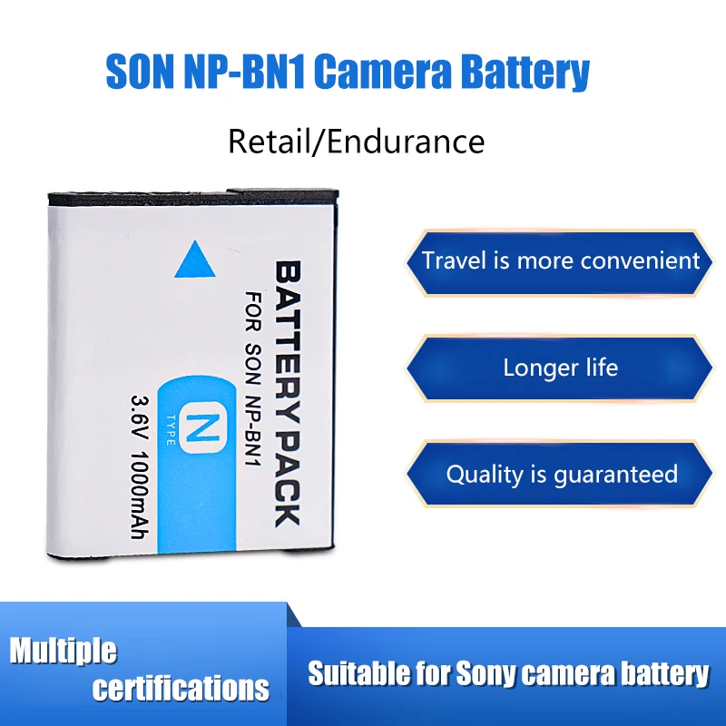 NP-BN1 battery for Sony W380 W350 W390 TX7 TX9C TX100 W520 T110