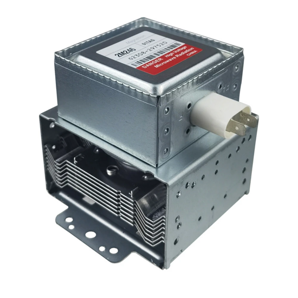 1 unidad de magnetrón de microondas de pierna corta refrigerado por aire de repuesto 2M246-01TAG tubo de vacío de calefacción de microondas de alto voltaje 1000W para LG