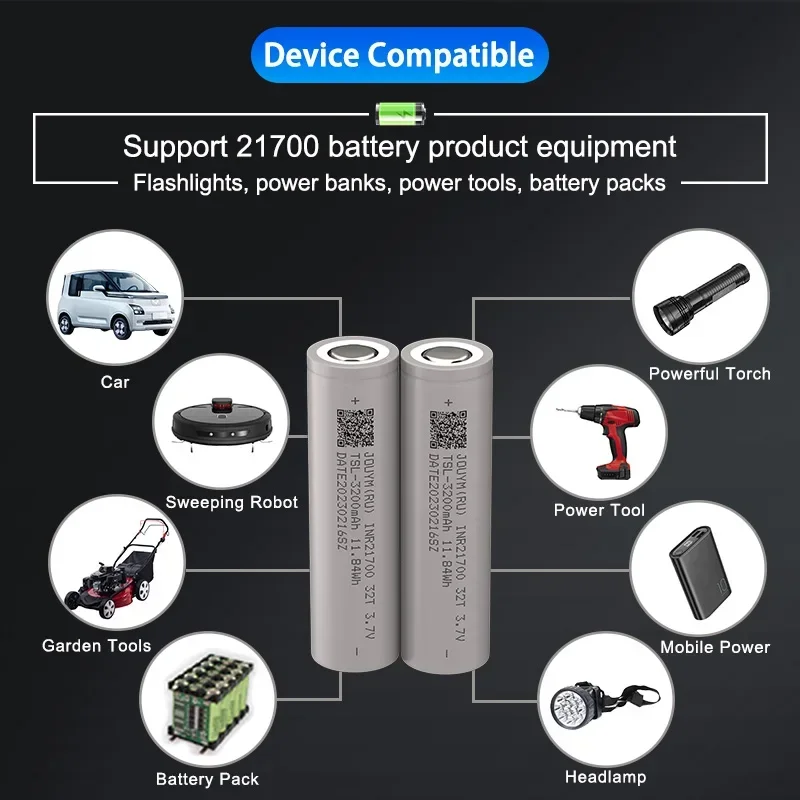 Original 3200mah 3,7 Batterie inr21700 32t V Lithium Hochs trom 30a Power Batterien für Schrauben dreher Werkzeug