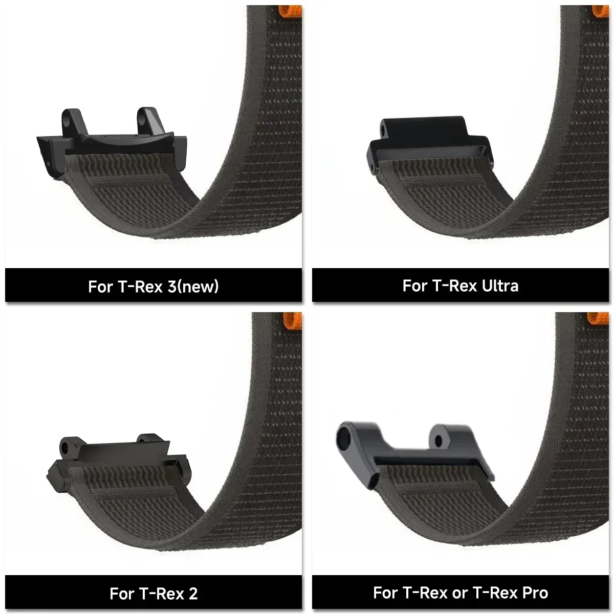 Colorful Nylon Strap for Huami Amazfit T-rex 2 3 Ultra Bracelet for Amazfit T-rex Pro Tyrannosaurus Bands Replacement Wristband image 3