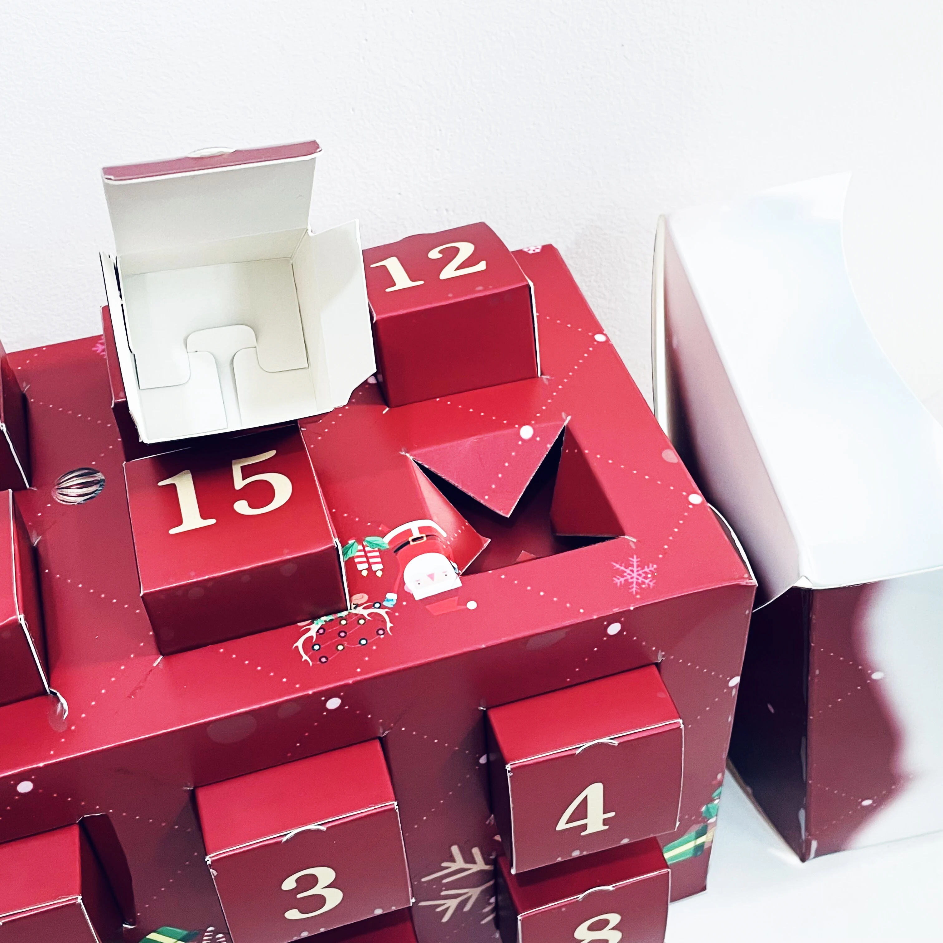 Customization.Custom Fold Kids Ramadan Chocolate Box Paper Advent Calendar for Sweets Gift Box Packaging