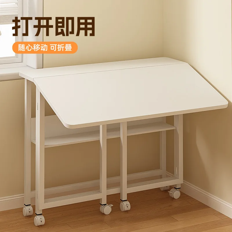 

For Folding desk Small apartment Home homework study table Bar table Removable portable computer Bedside table