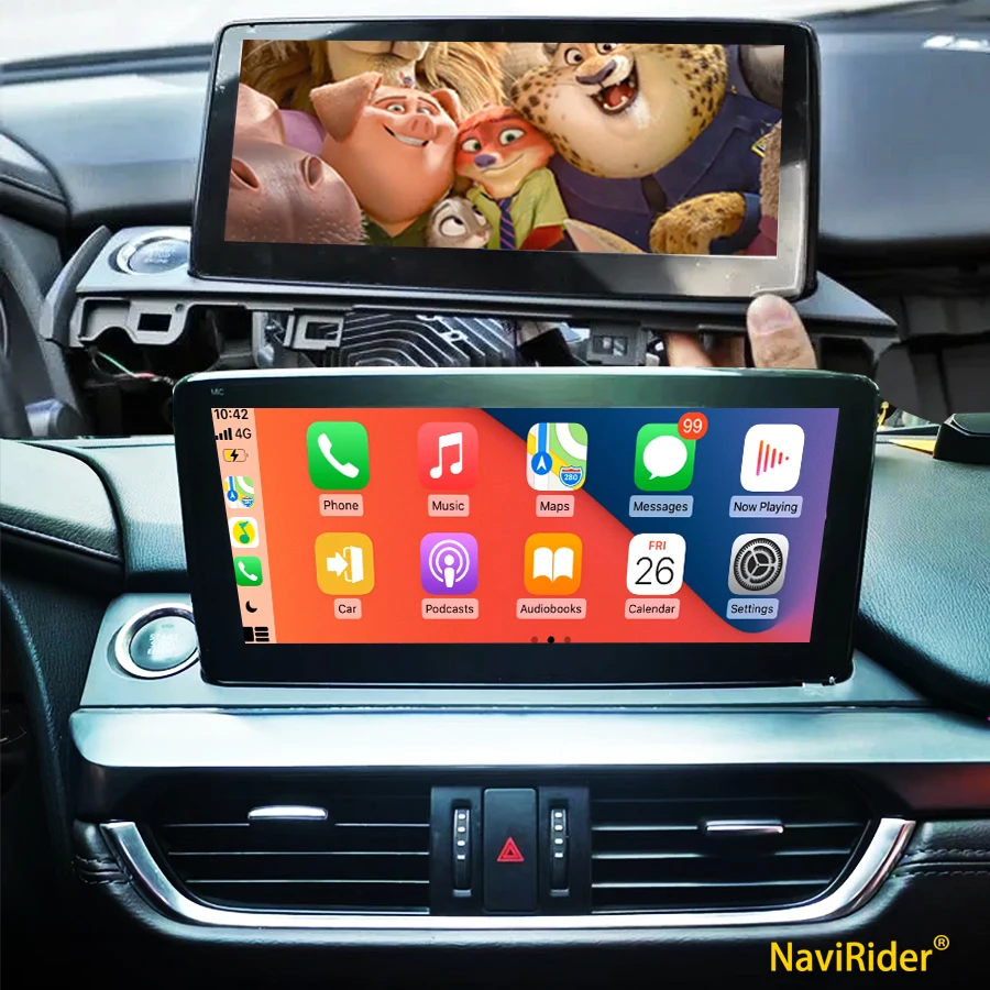 For Mazda 6 Atenza 2016-2019 2020-2023 10.25inch Android Screen Support BOSE Keep Car Original MZD System Car GPS Video Player