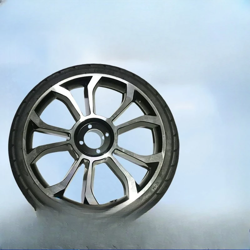 

Electric wheelchair aluminum alloy wheel solid drive wheel pneumatic tire 8/101216 inch accessory car