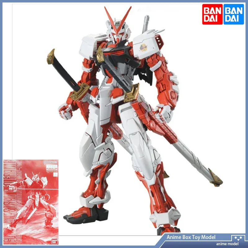 

Gundam BANDAI PB MG 1/100 Astray Red Frame MBF-P02 Action Toy Figures Anime Gift Action Assembly Model Mech Original Product