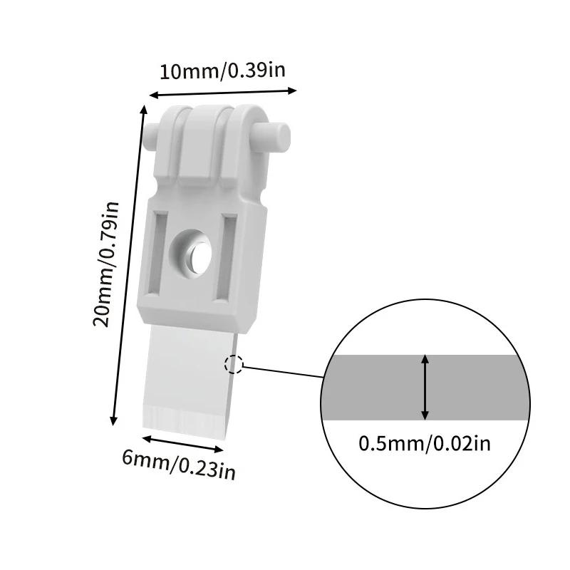 3Pcs For Bambu Filament Cutter Blades Replacement For Bambu Lab X1/X1C/P1S/P1P/A1/A1 Mini/H2D 3D Printers Filament Cutter Spare