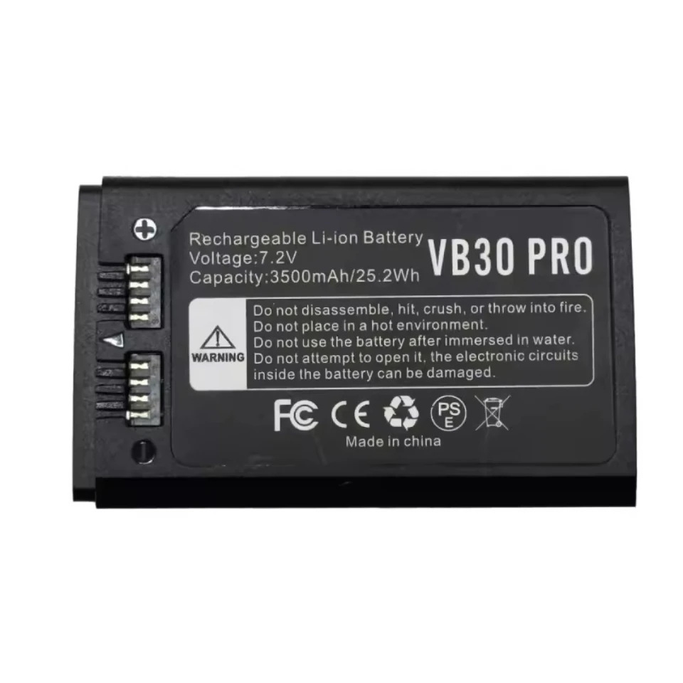 VB30 PRO 7.2V 3500mAh 25.2Wh Type-C Rechargeable Li-ion Battery for Godox V1/V1 PRO/AD100 PRO/V850III/V860III Camera Flash