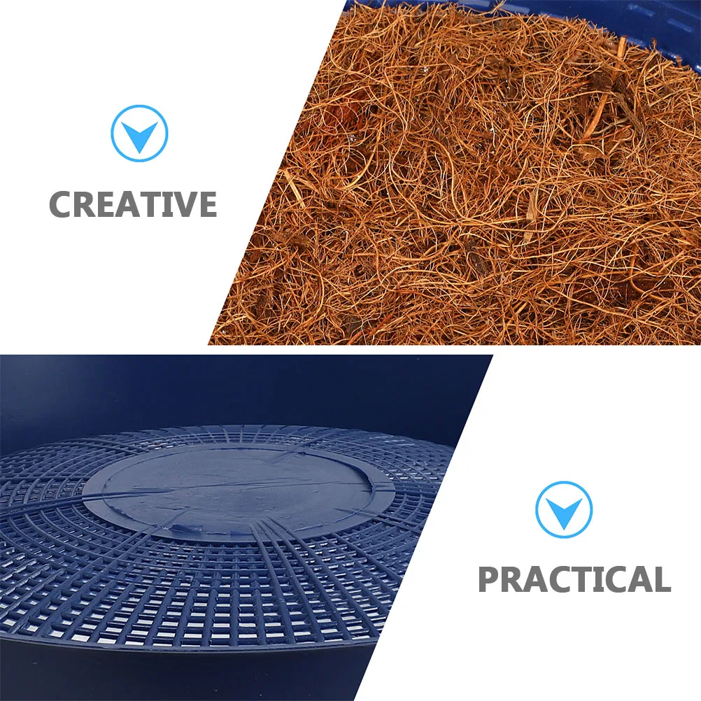 

Pigeon Egg Bowl Hatching Outdoor Reusable Plastic Durable Wear-Resistant Household Cage Nesting Pad Compact Breeding Nest For