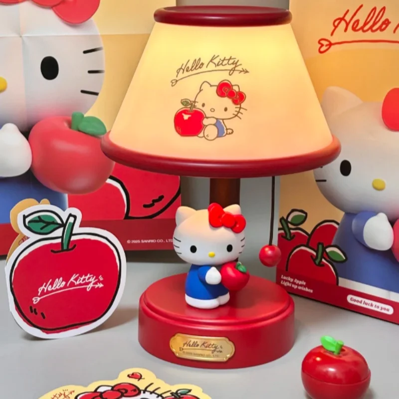 

Новая настольная лампа Hellokitty, атмосфера для спальни, ночник, украшение для сна, Рождественский подарок, коллекция игрушек, подарки