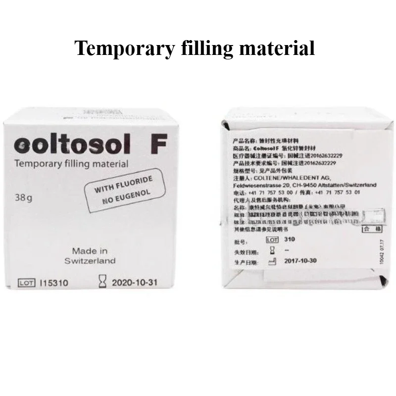 

38g Dental Materials Temporary Filling Paste Zinc Oxide Temporary Sealing Filling Material Dental Laboratory Oral Treatment Tool