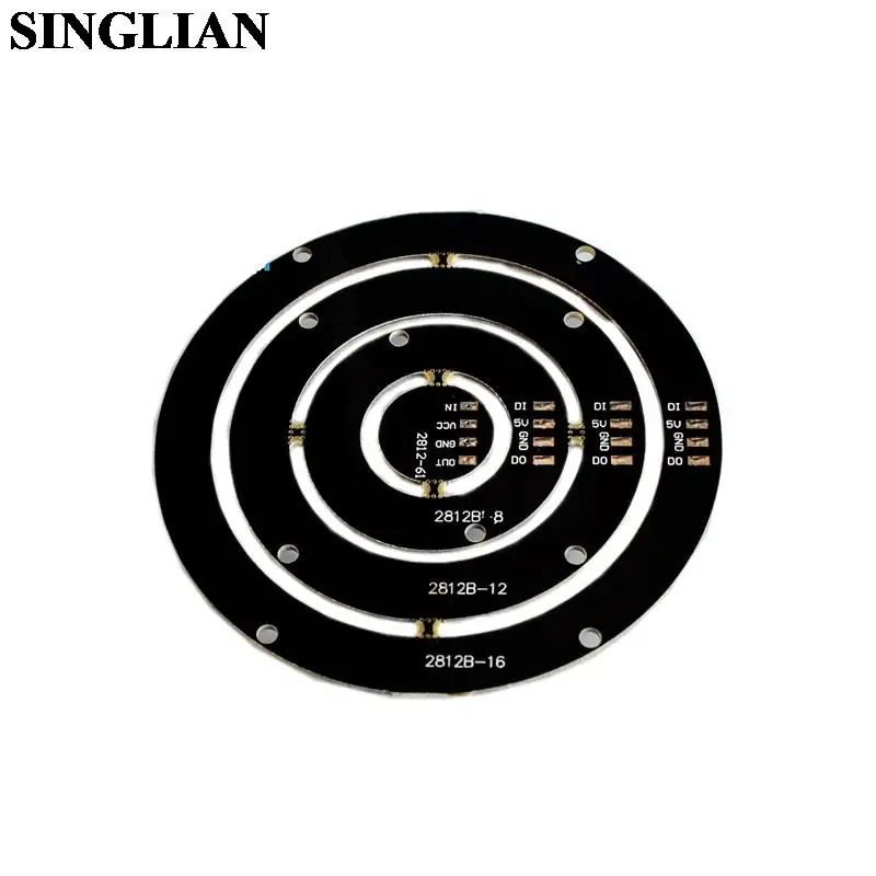 37 Bits WS2812B 5050 RGB LED Built In Full-color Driving Lamp Light Ring Development Board Module With Integrated Drivers