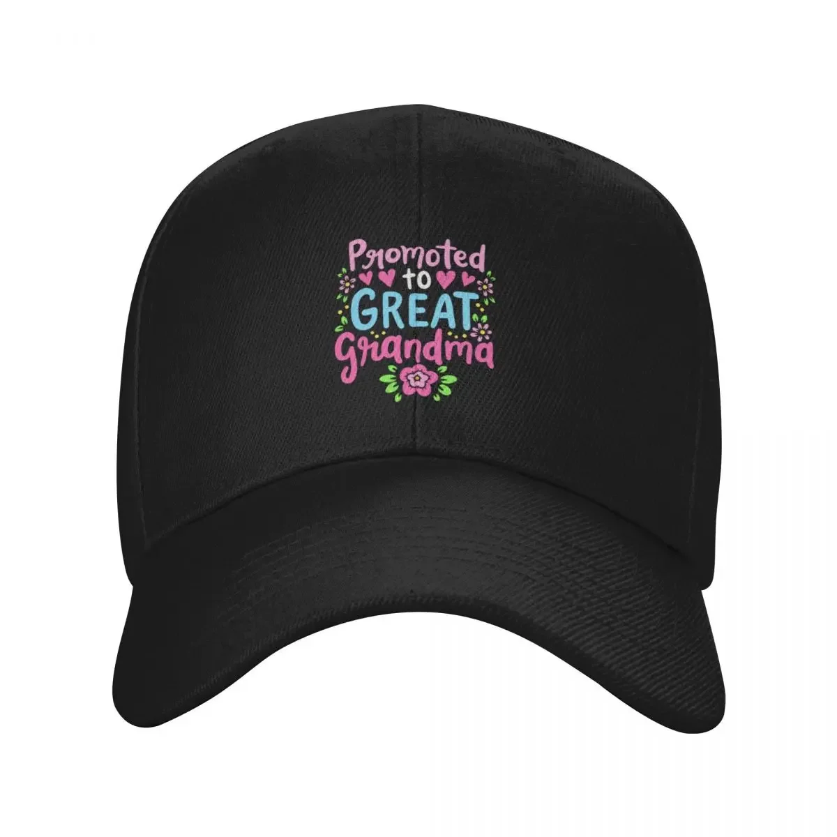 Promoted to Great Grandma Pregnancy Announcement Baseball Cap New In The Hat Male hat Beach Outing Hats For Women Men's