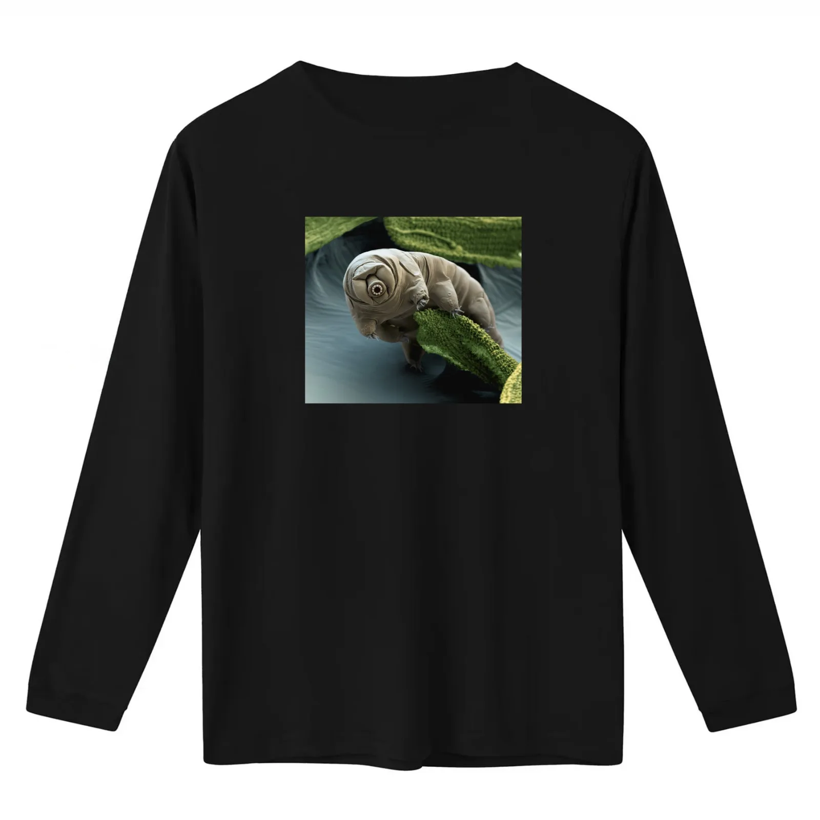 Water Bear or Tardigrade Under the Microscope T-Shirt Summer Casual Cotton Tee Oversized Streetwear Tops Unisex Men Women