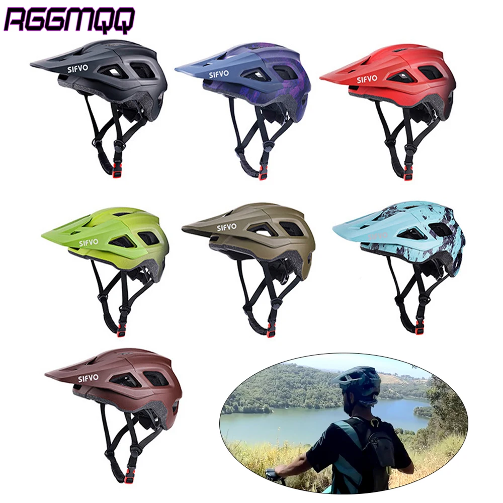 

1PCS Adult Bike Helmets,Adjustable Mens Womens Bicycle Helmet,Lightweight Road Mountain CyclingSafety Sports Helmets with Visor