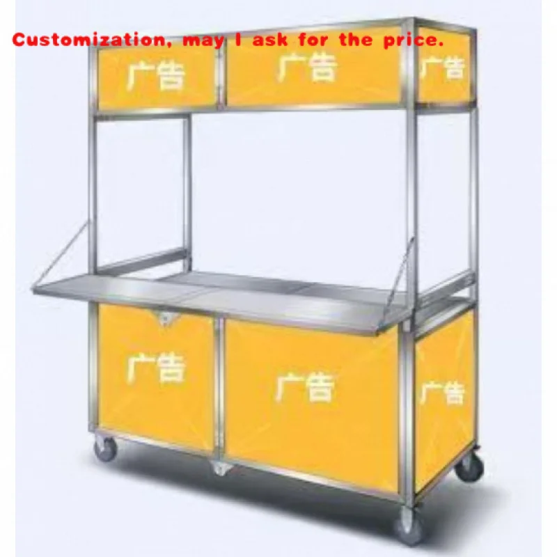 

custom.Heavy Duty 4 Wheeled Steel Utility Outdoor Trolley Folding Garden Wagon with Mesh Cart New Condition Yard Cart Wagon