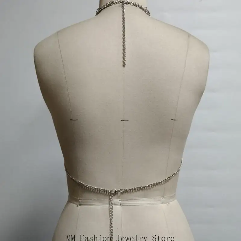 D0UB Crosses a sospensione Multi strato Copia della catena corporeta per feste e festival