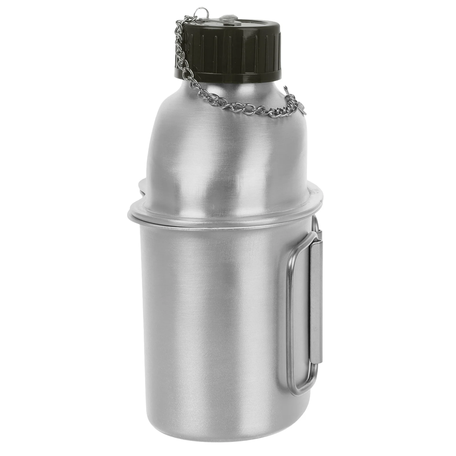 

1 Set Aluminum Water Bottle 0.98L Lightweight Durable Camping Canteen Outdoor Hiking Travel Sports Portable Water Container With