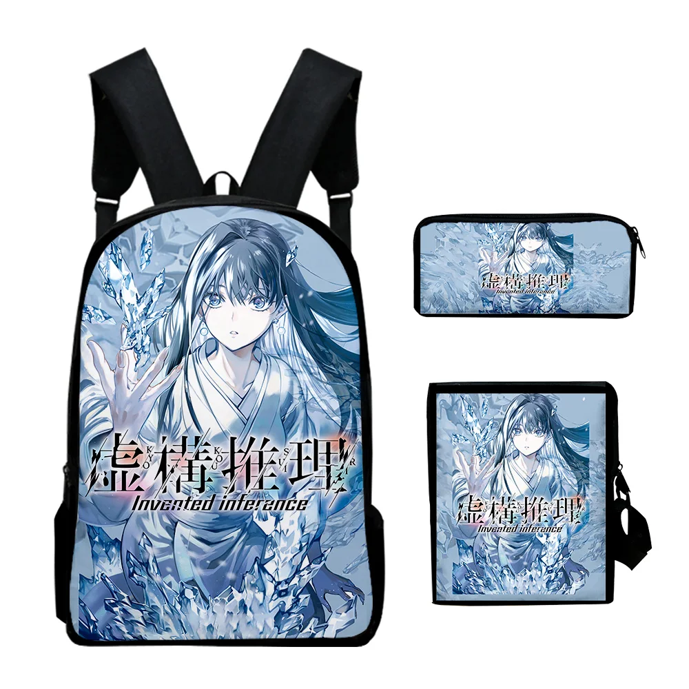 

InSpectre Anime 2023 Backpack 3 Pieces Sets Shoulder Bags Unisex Daypack Zipper Bag Unique Pencil Bag