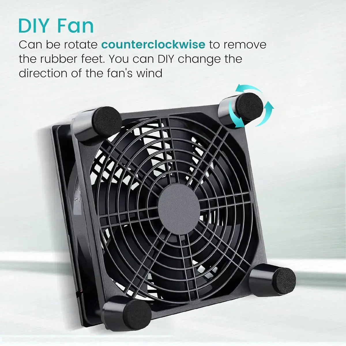 Cooling Case Fan for Receiver DVR Xbox TV Box Router 120mm x 25mm USB Power