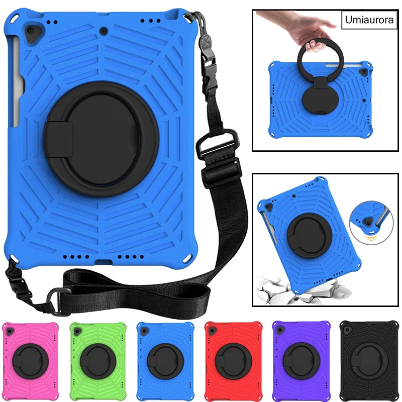For IPad Mini 7 Air 9.7 8th 9th 10.2 10th 10.9 11th A16 12th Gen A19 Pro 11 inch M3 M4 M5 Shockproof EVA Tablet Case Stand Funda