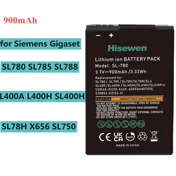 Hisewen 900mAh Cordless Phone Battery for Siemens Gigaset L400A L400H SL400H SL610H Pro SL780 SL785 SL788 SL78H X656 SL750 SL400