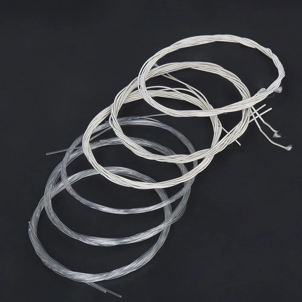 

6 Pcs Parts Strings Acoustic Guitar Accessories Replace Nylon Musical Instruments