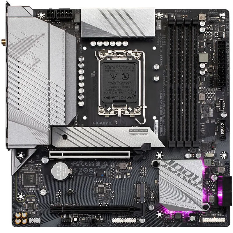 Gigabyte B760m Aorus Ax D4 Computer Motherboard Applicable to 12 Generation 13 Generation CPU 13400