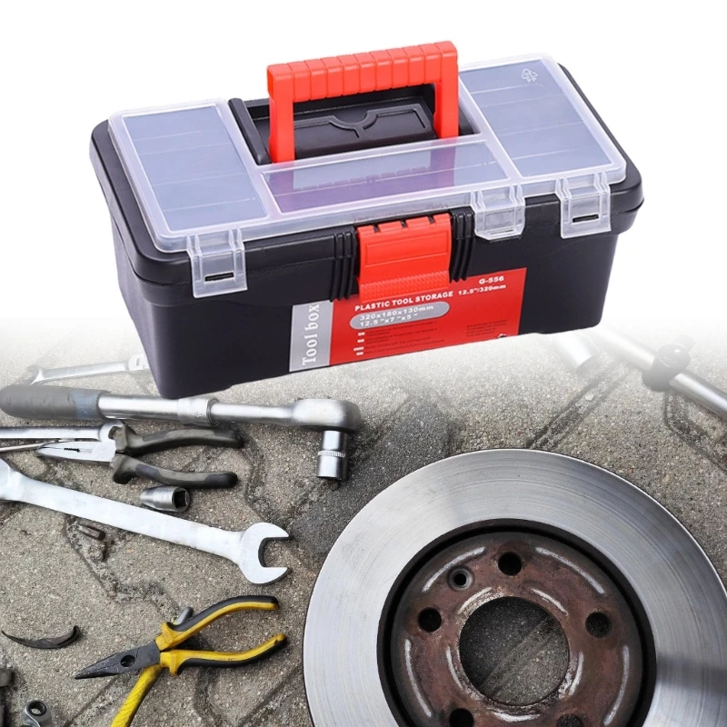 Multifunctional Tool Storage Box with Handle Portable Tool Case