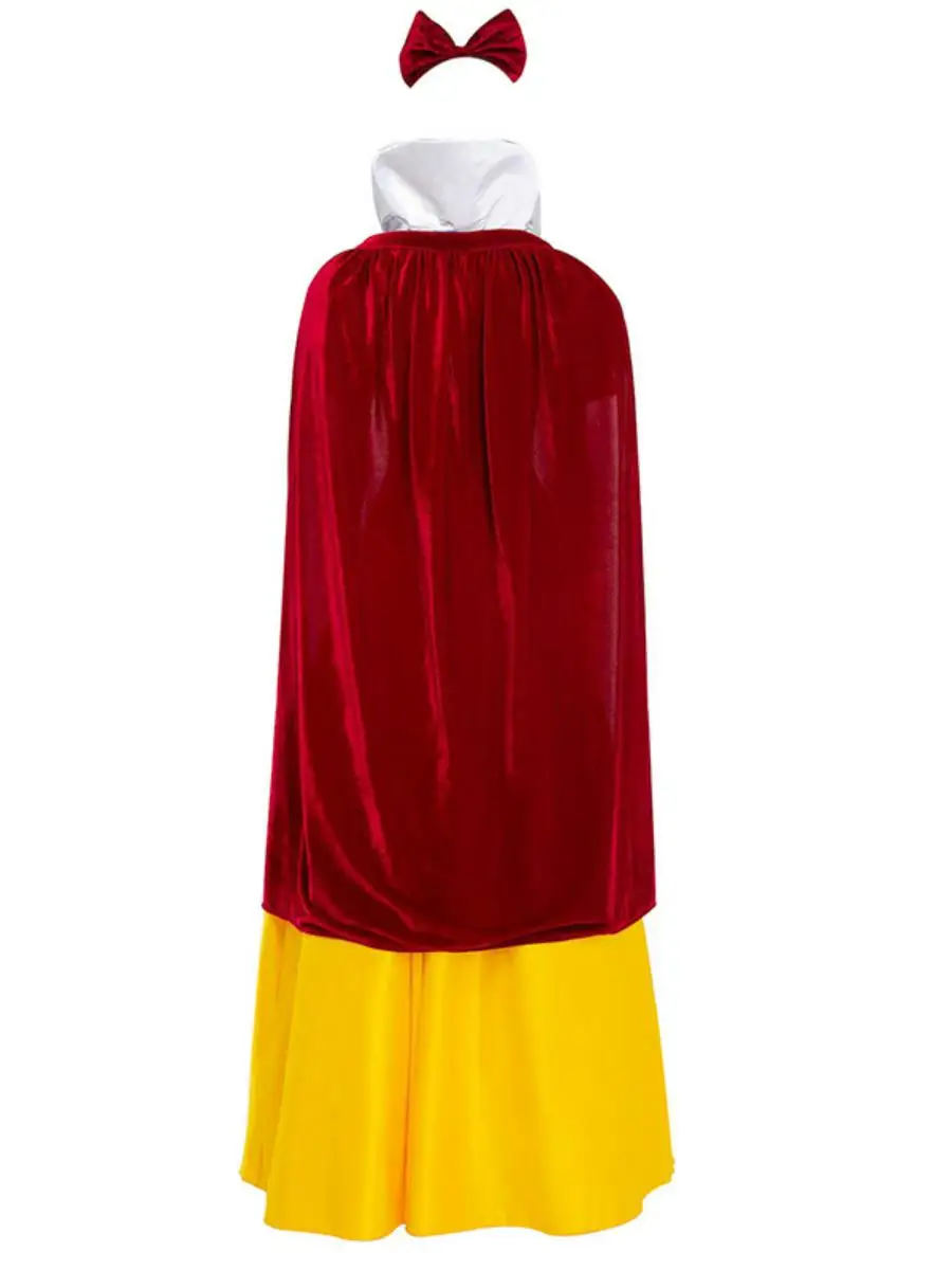 Halloween Rok Stage Performance Spel Sneeuwwitje En Dwerg Volwassen Cosplay Kostuum Polyester Materiaal Etnisch Toneelkostuum