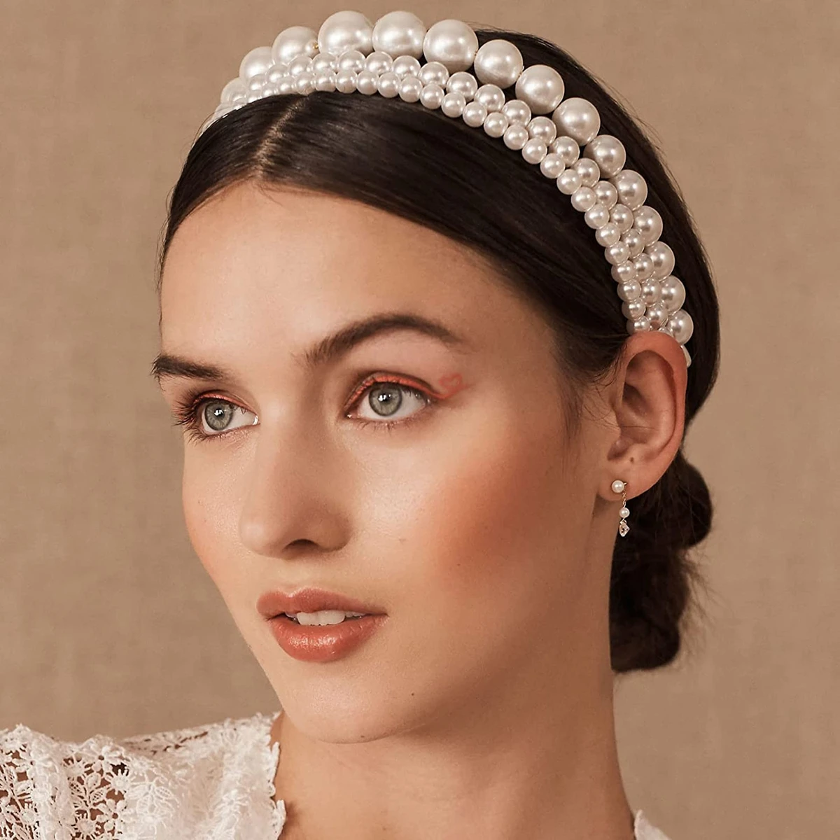 Elegant Faux Pearl Headbands Set Fashion Women Hair Bands Daily Casual Formal Dress Hair Accessories