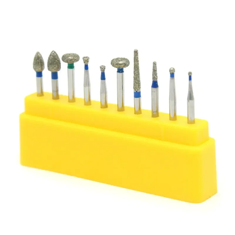 

Dental Diamond Bur Drill Bits High Speed Polishing Bur Set