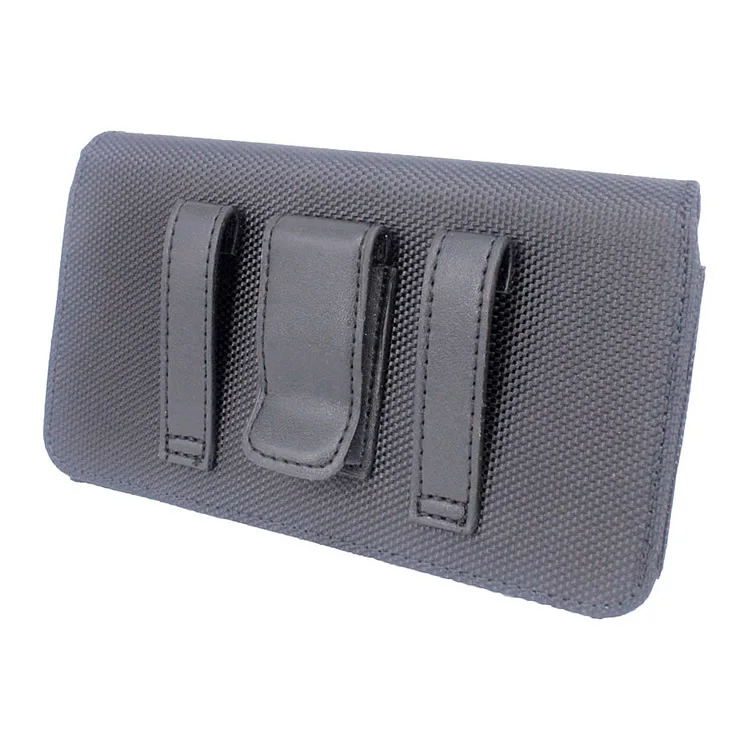 Oxford cloth mobile phone bag wear belt buckle waist bag card slot magnetic suction horizontal wear-resistant work belt bag