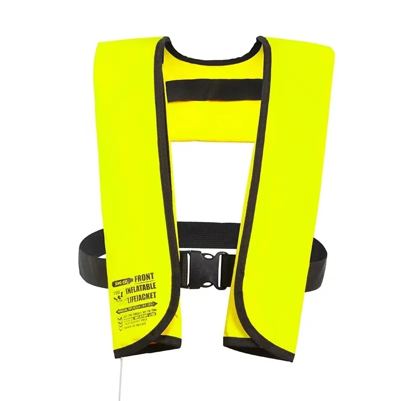 Nieuwe Auto Zelfopblaasbare Reddingsvesten Handleiding Varen Reddingsvesten Volwassen PFD 150N voor Watersport Vissen Raften Accessoires