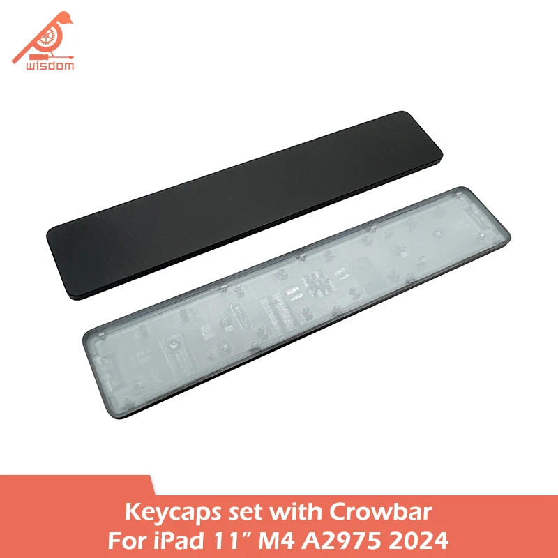 Schwarze US-Layout-Tastenkappen für iPad Pro 11 Zoll M4 A2975 Magic Keyboard Repair Key Replacement 2024