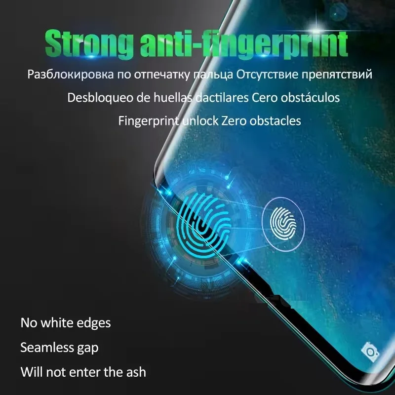 3 قطعة غطاء كامل هيدروجيل فيلم لهواوي استمتع 80 70X 70s 70z 70 Pro 60X 60 حامي الشاشة