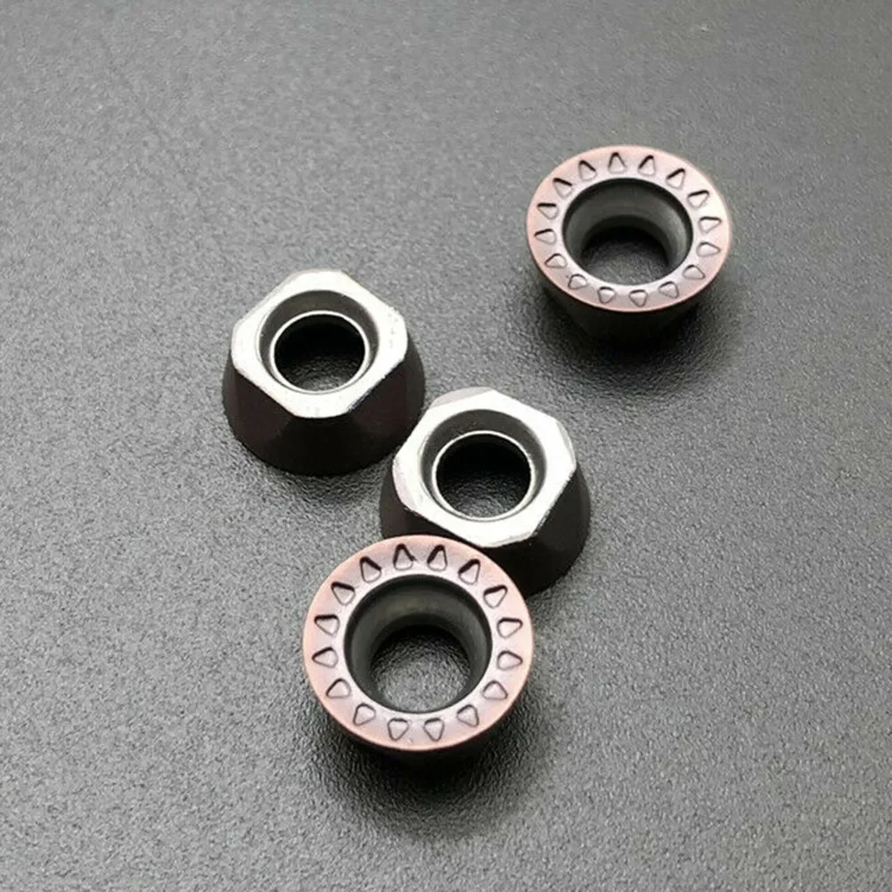 10pcs RPMT08T2MOE-JS MM25 Insert Carbide For Machining Steel Stainless Steel Cast Iron Power Tool Accessories