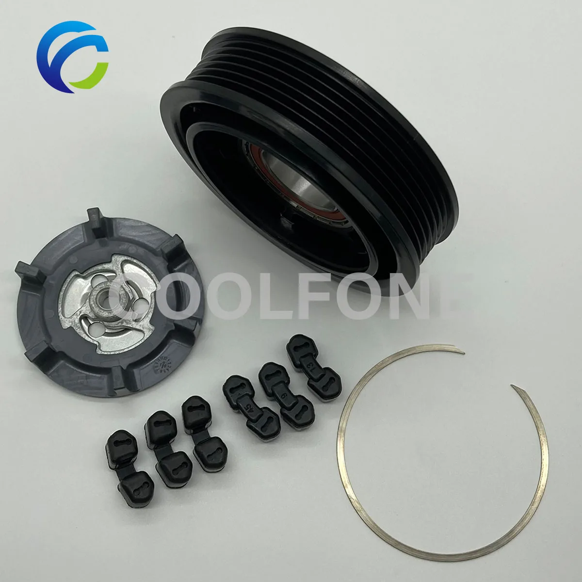 A/C AC Air Conditioning Compressor Clutch Pulley for Peugeot RANCH GRAND RAID Box 5008 308 SW 1.4 1.6 6453WJ 6453.YQ 9659855880