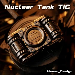 EDC Nuclear Tank TIC Fingertip Gyro Titanium Zirconium Rotating Portable Play Decompression Gift