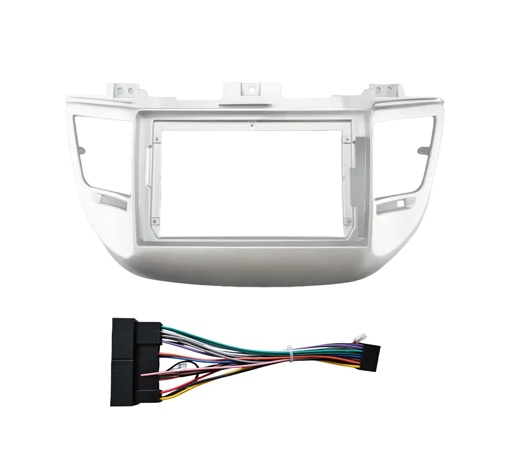 9 Inch Auto Frame Fascia Adapter Android Radio Dash Fitting Panel Kit Voor Hyundai Tucson IX35 2015