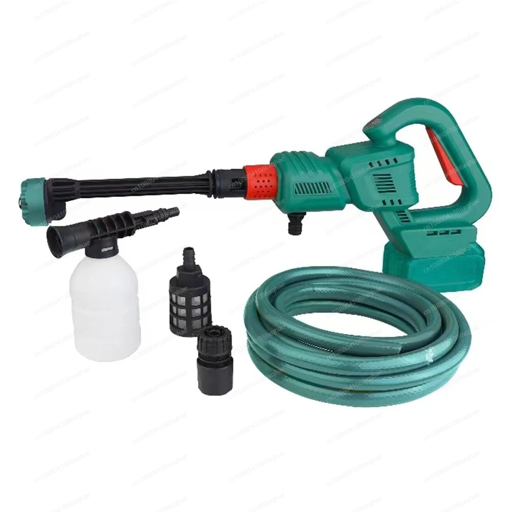 

Lithium battery high pressure water gun convenient car wash machine electric car wash artifact wireless car wash water gun